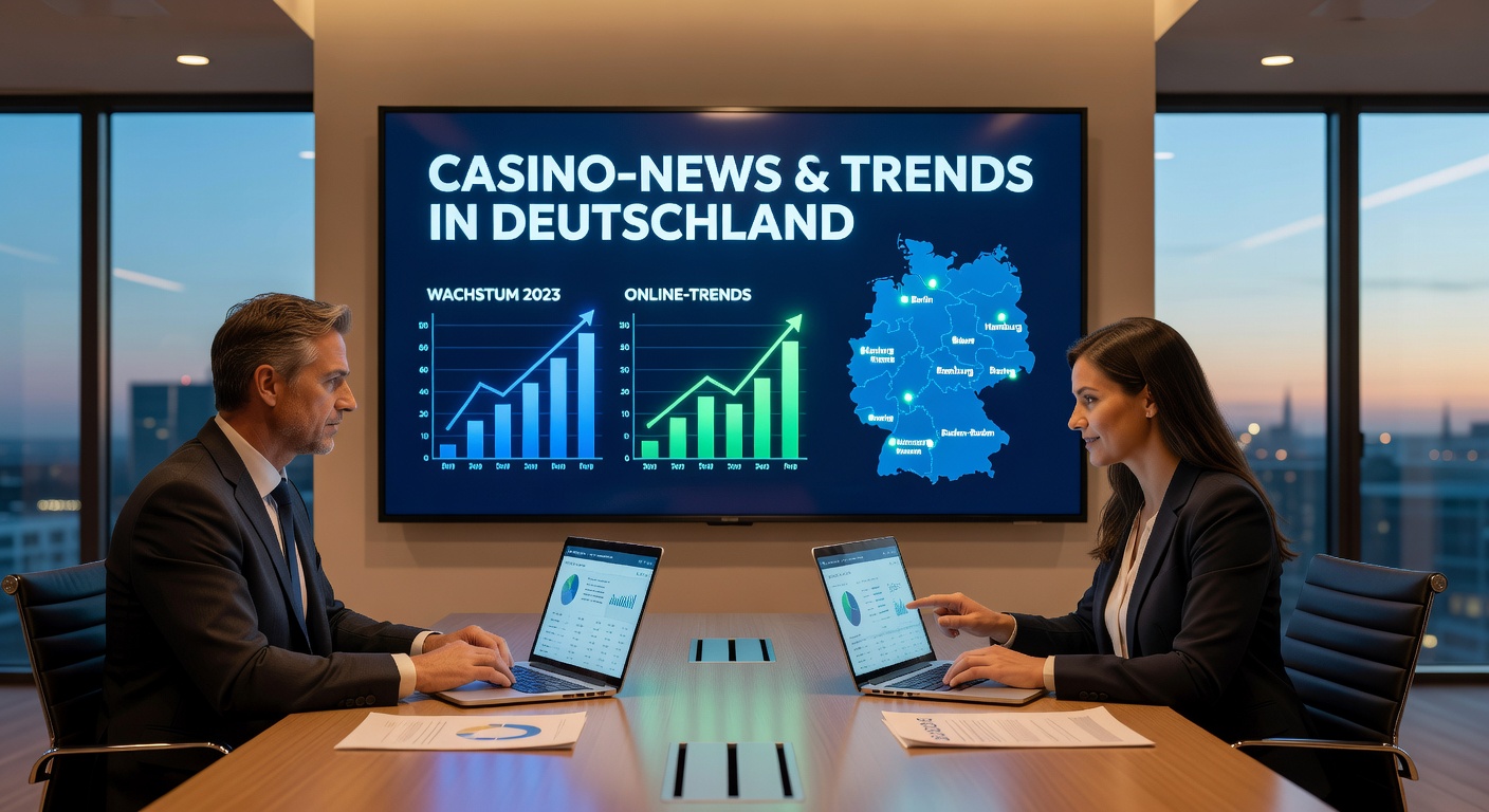 Fassade einer der staatlichen Spielbanken in Schleswig-Holstein mit typischem Casino-Ambiente vor dem Gebäude