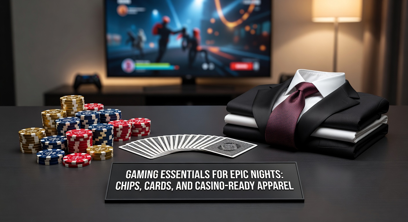 Nahaufnahme von professionellen Spielkartenfächern neben gestapelten Pokerchips, beleuchtet für eine dramatische Casino-Stimmung